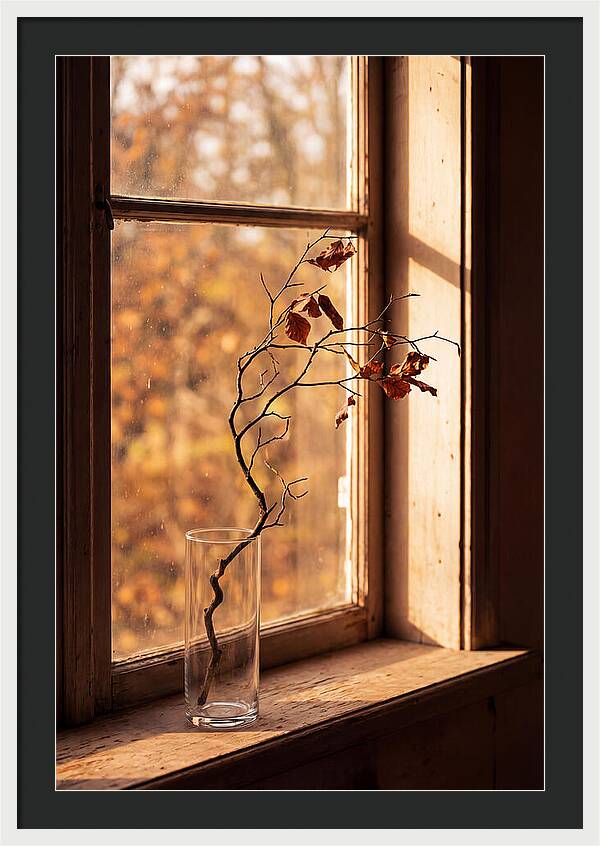 Single Stem In Clear Glass Vase