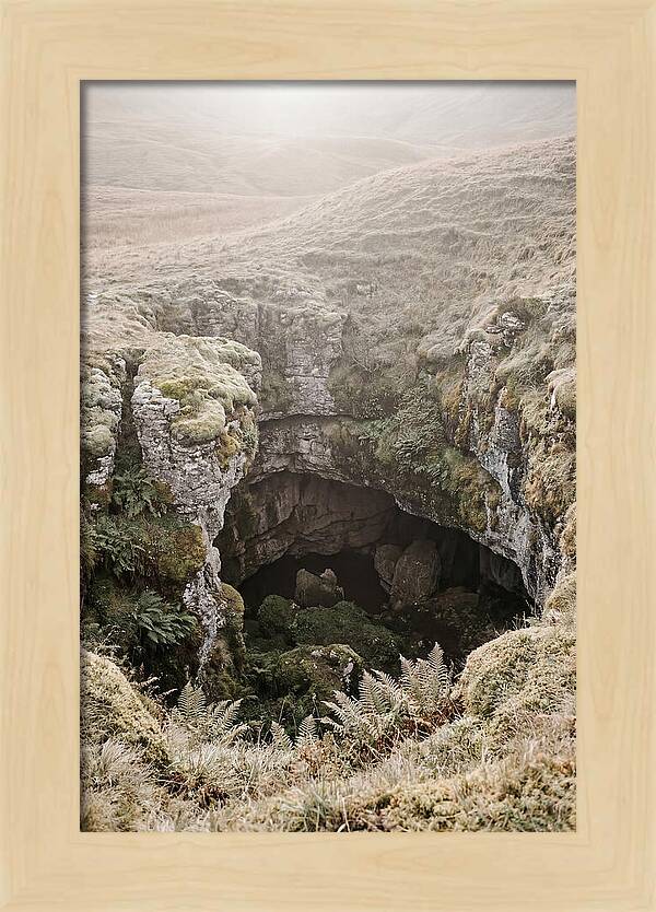 Sinkhole Revealing Hidden Depths