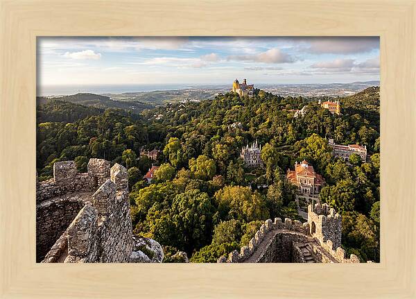 Sintra Hills From The Moorish Castle