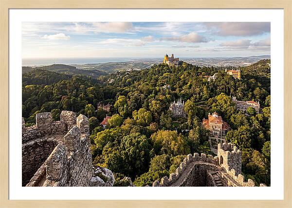 Sintra Hills From The Moorish Castle