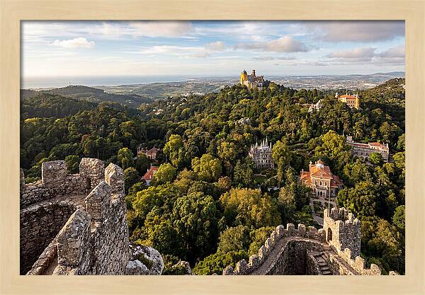 Sintra Hills From The Moorish Castle