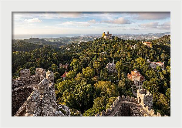 Sintra Hills From The Moorish Castle