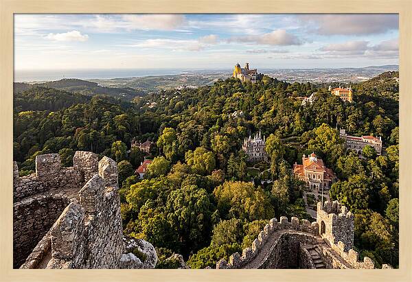 Sintra Hills From The Moorish Castle