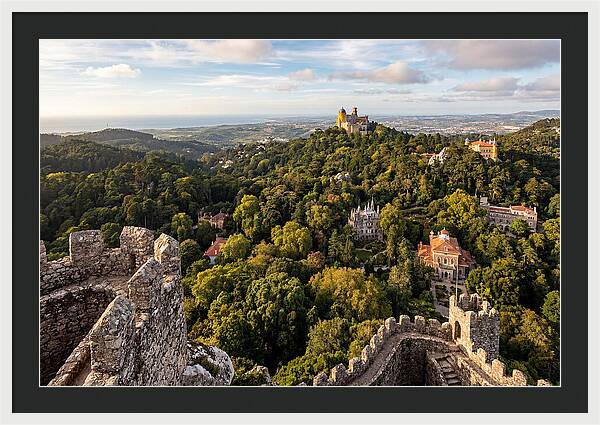 Sintra Hills From The Moorish Castle