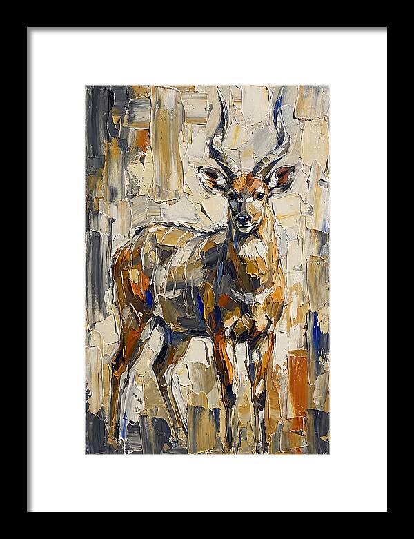 Sitatunga In Bold Strokes