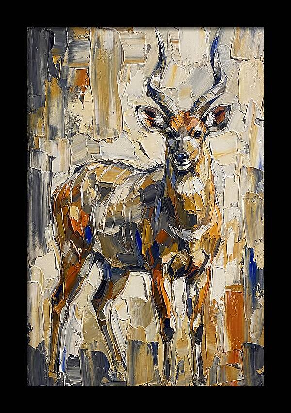 Sitatunga In Bold Strokes