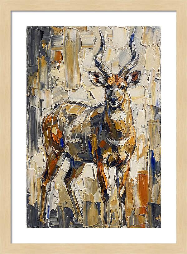 Sitatunga In Bold Strokes