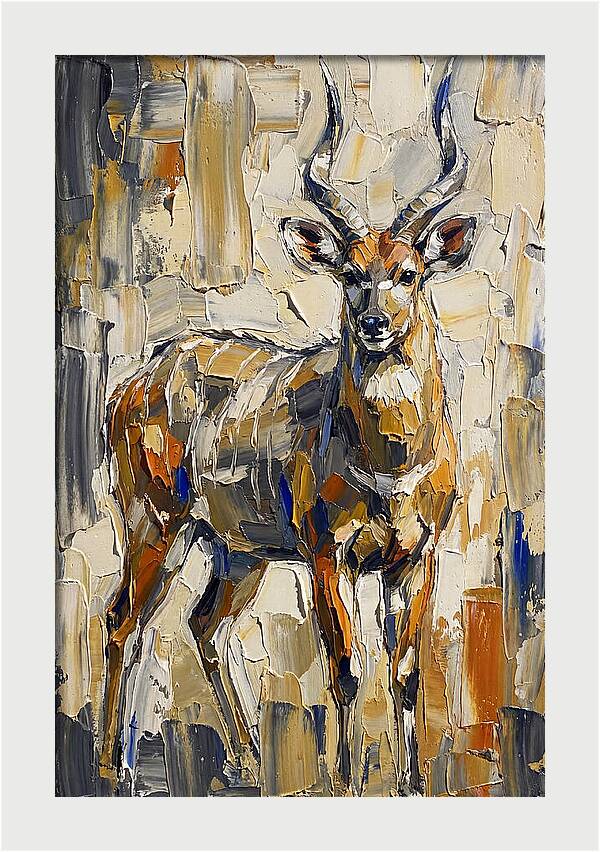 Sitatunga In Bold Strokes