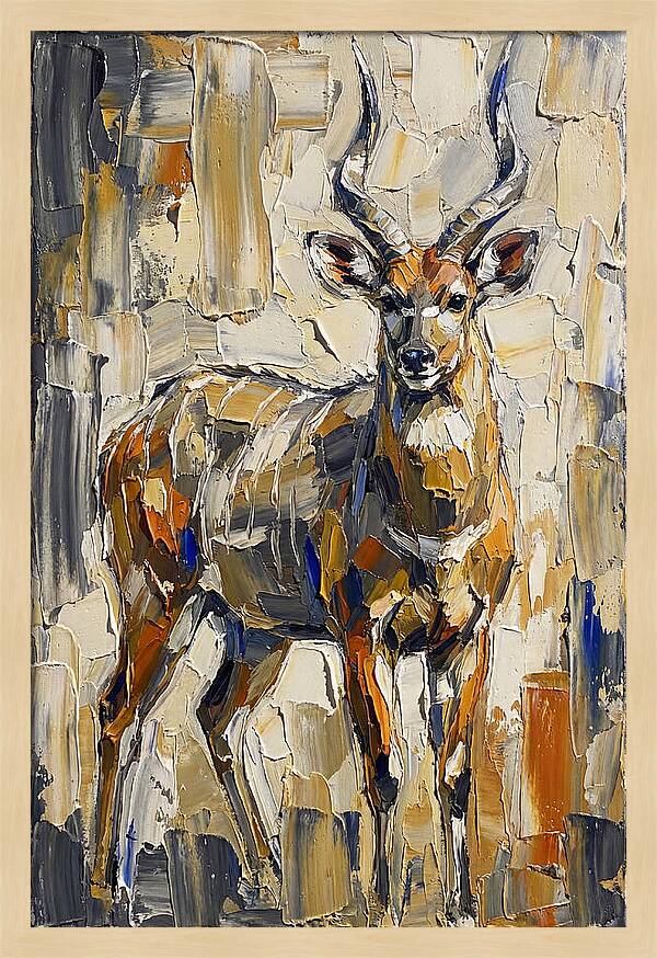 Sitatunga In Bold Strokes