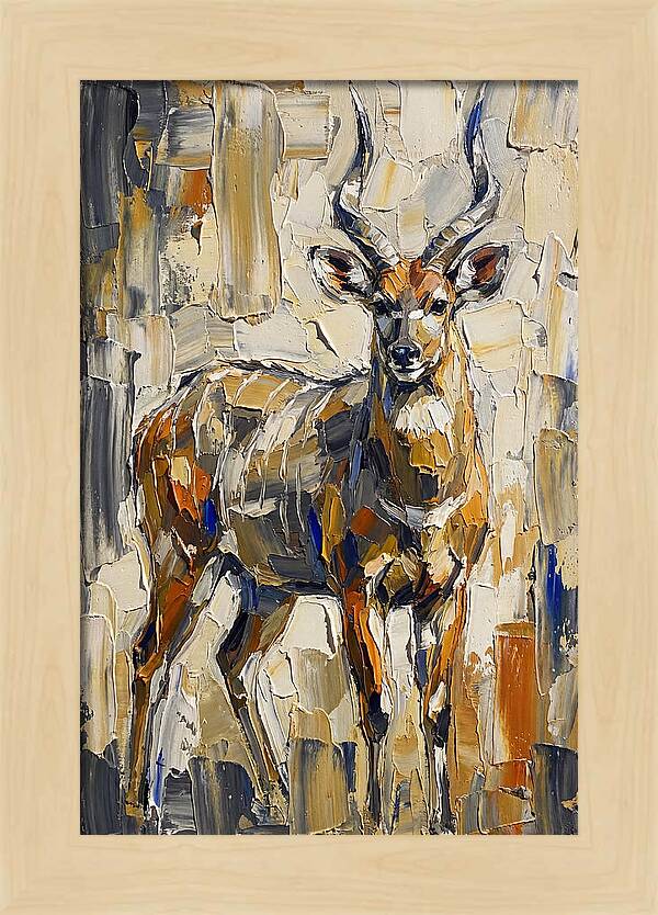 Sitatunga In Bold Strokes