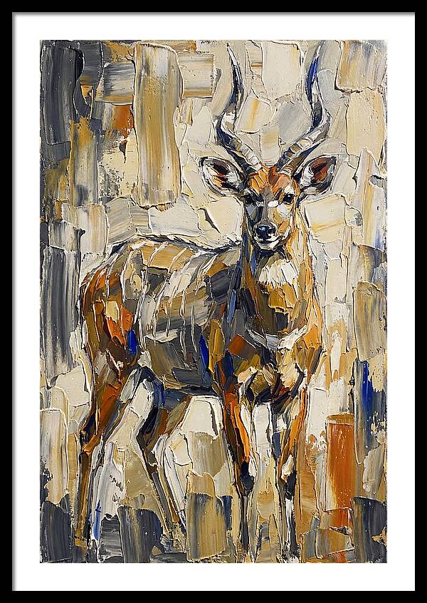 Sitatunga In Bold Strokes