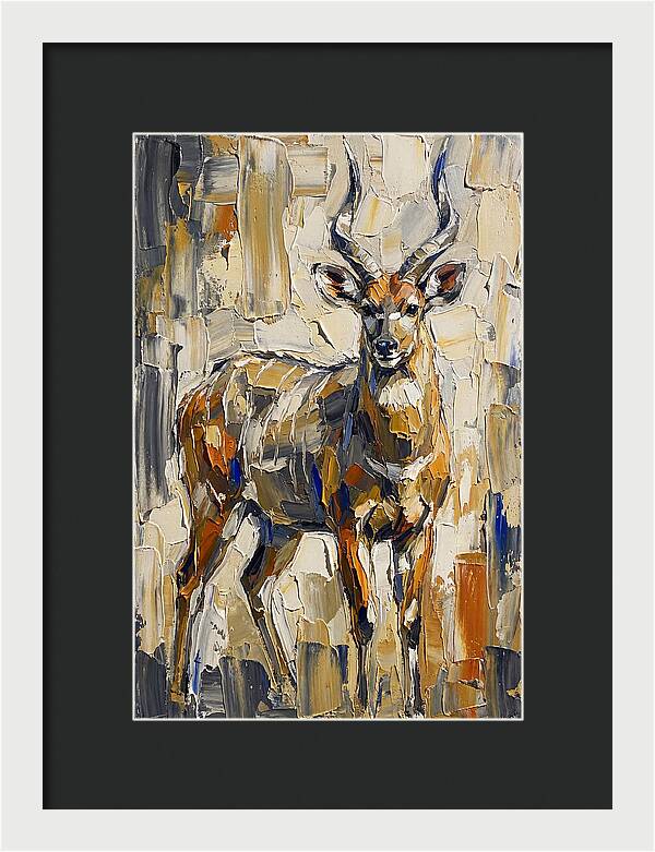 Sitatunga In Bold Strokes