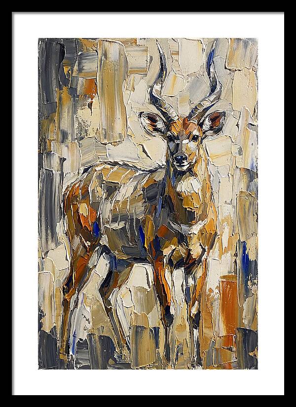 Sitatunga In Bold Strokes