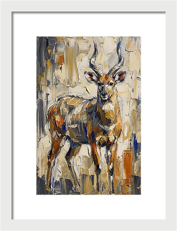 Sitatunga In Bold Strokes