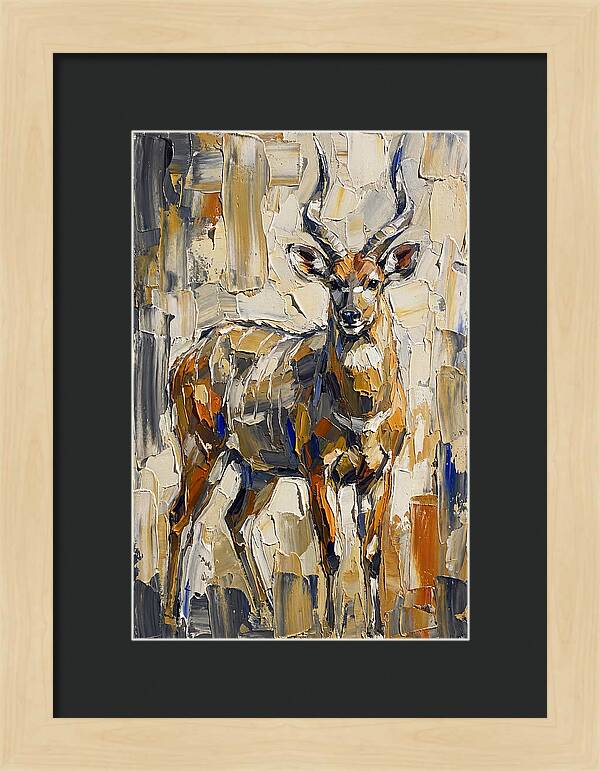 Sitatunga In Bold Strokes