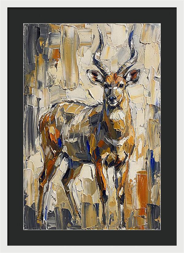 Sitatunga In Bold Strokes
