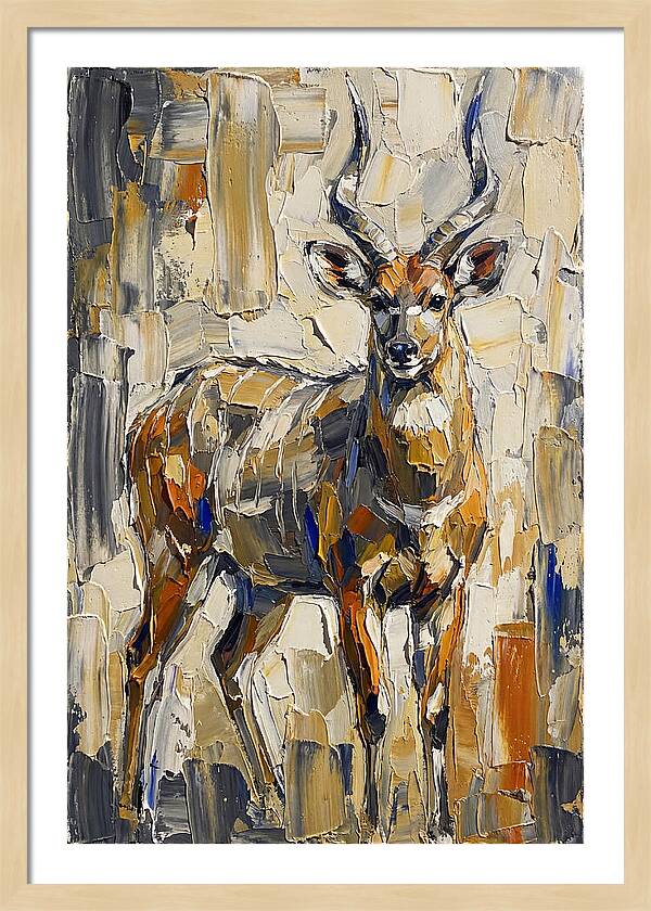 Sitatunga In Bold Strokes