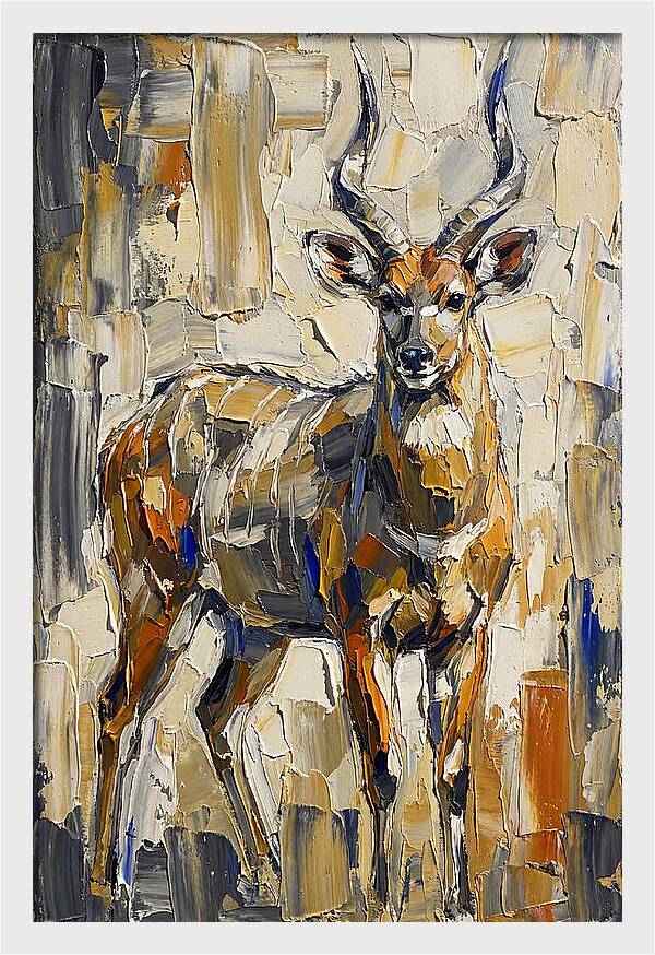 Sitatunga In Bold Strokes