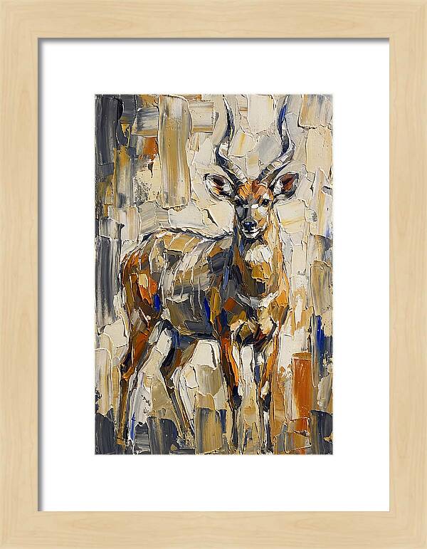 Sitatunga In Bold Strokes