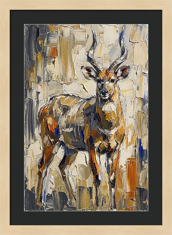Sitatunga In Bold Strokes