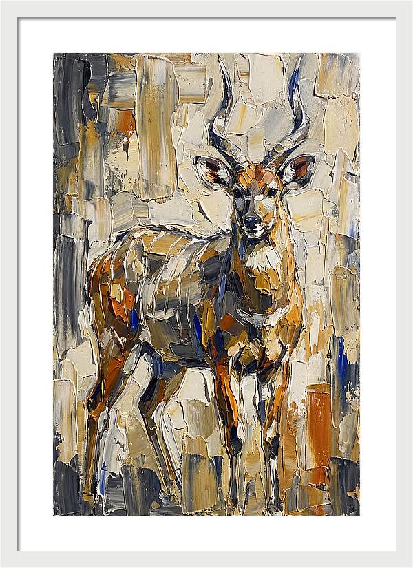 Sitatunga In Bold Strokes