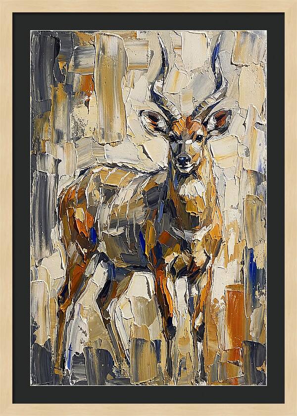 Sitatunga In Bold Strokes