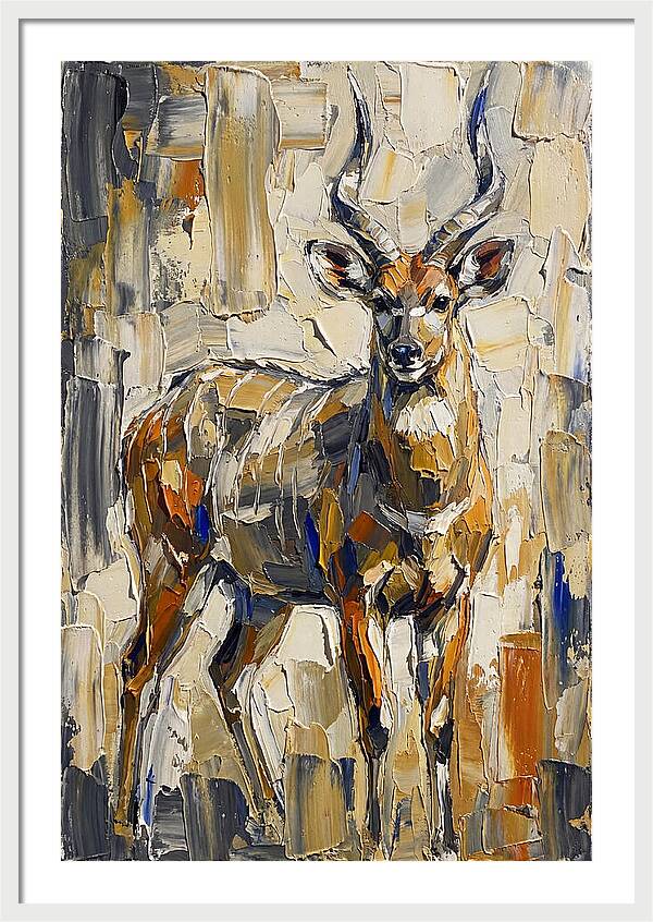 Sitatunga In Bold Strokes
