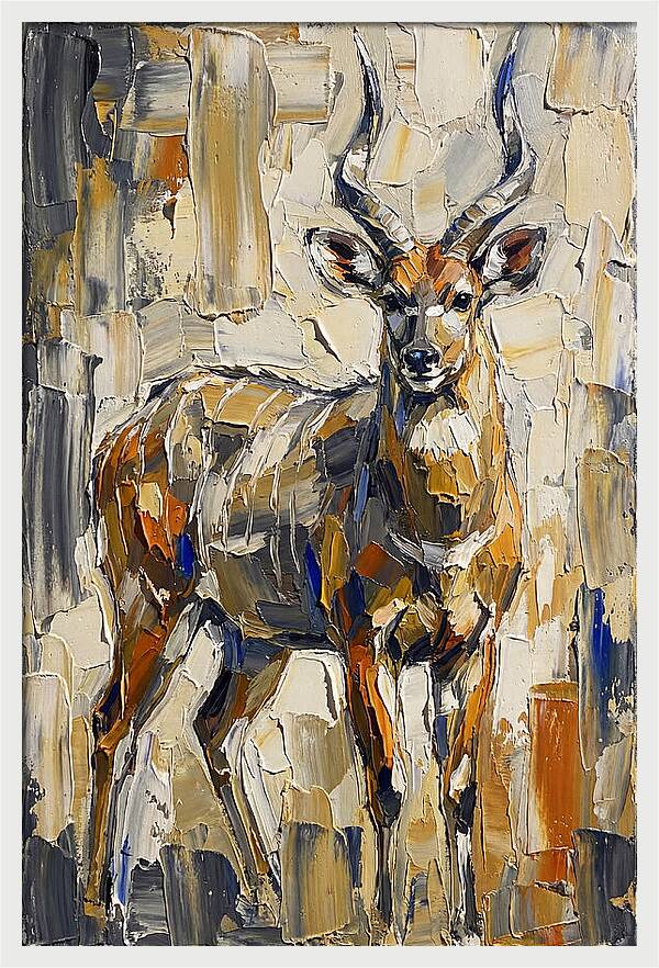 Sitatunga In Bold Strokes