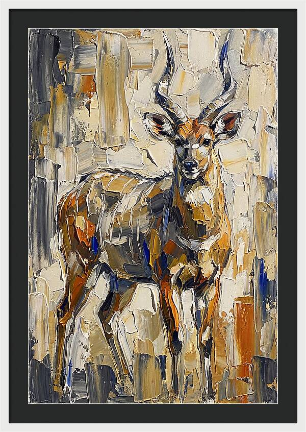 Sitatunga In Bold Strokes
