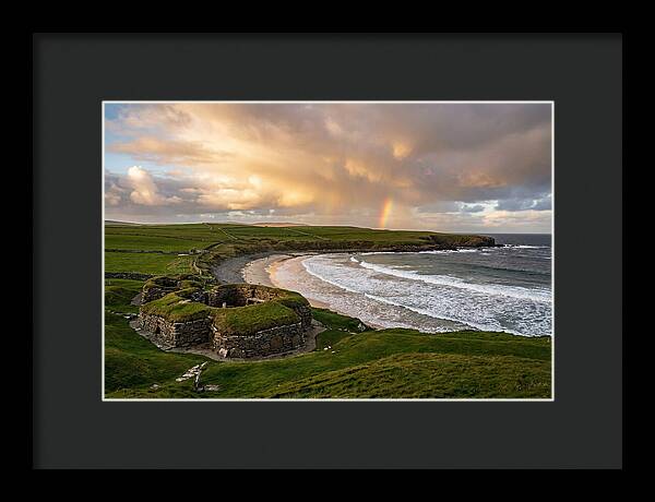 Skara Brae Under A Rainbow