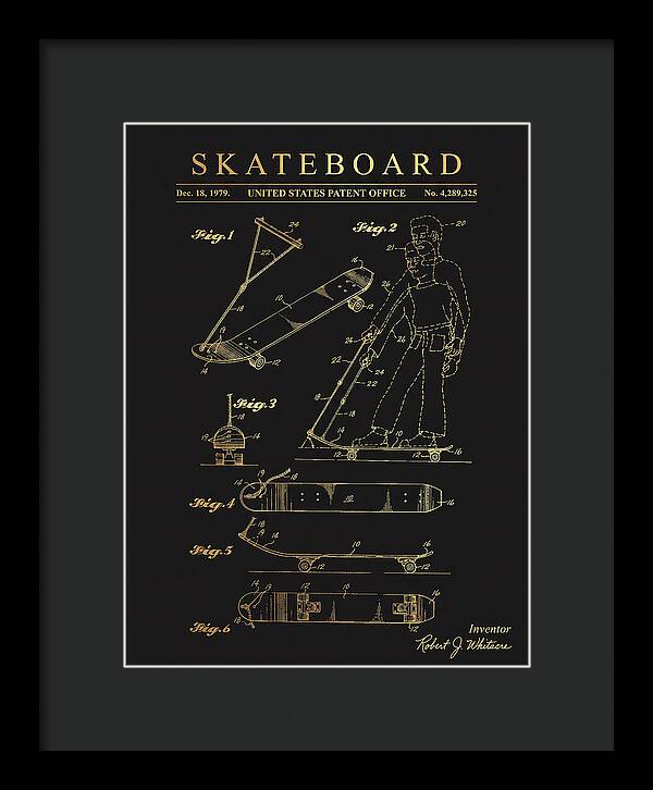 Skateboard With Tow Handle Gold Patent Us4289325a