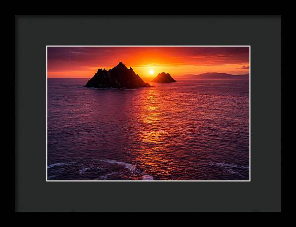 Skellig Islands At Sunset