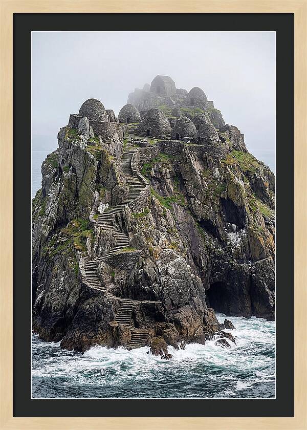 Skellig Michael Rising From The Atlantic