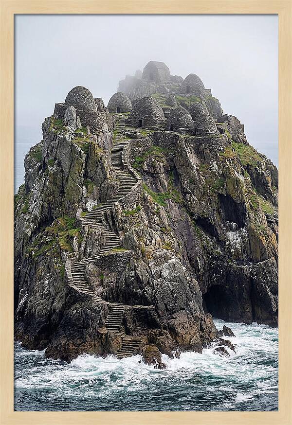 Skellig Michael Rising From The Atlantic