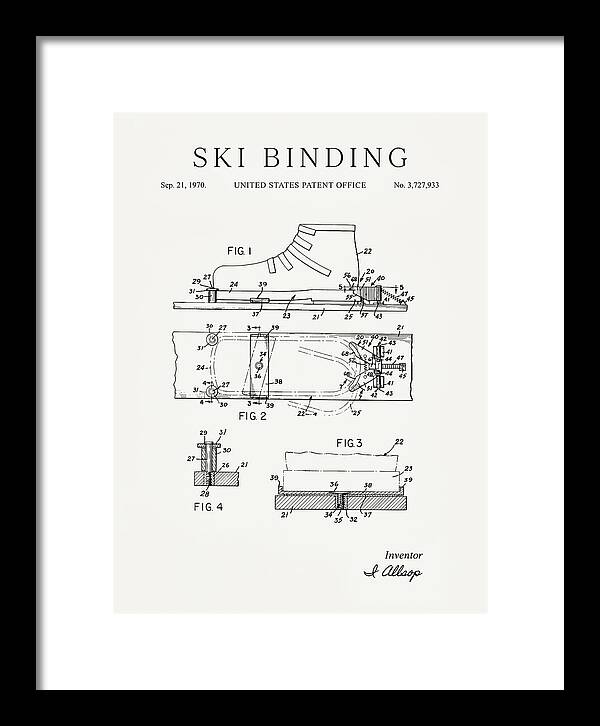 Ski Binding Minimalist Patent Us3727933a