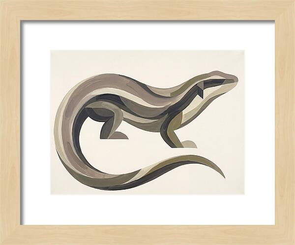 Skink In Minimalist Form