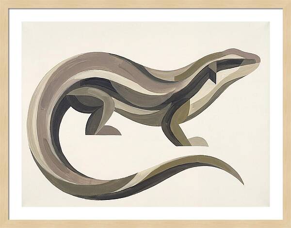 Skink In Minimalist Form