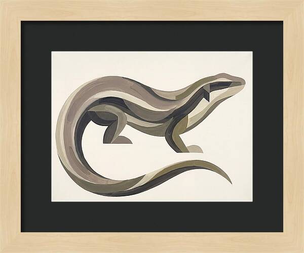 Skink In Minimalist Form
