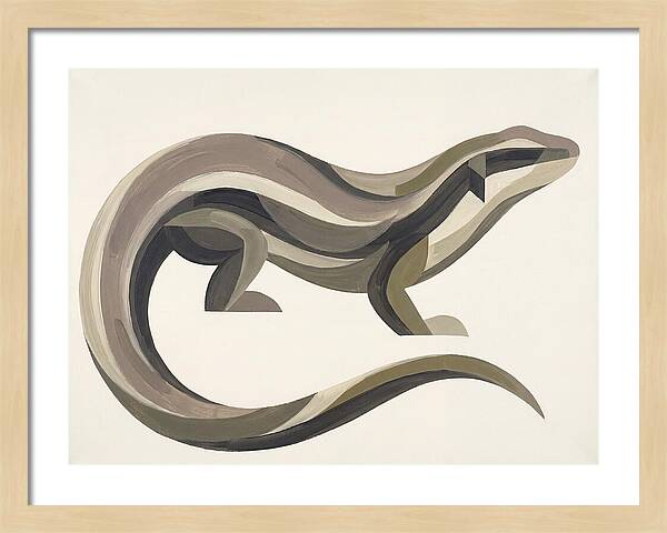 Skink In Minimalist Form