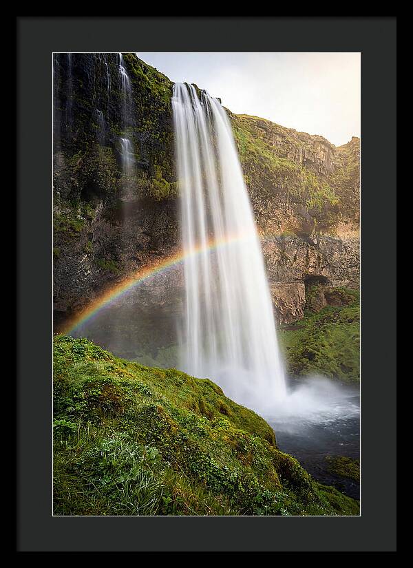 Skogafoss Waterfall At Golden Hour