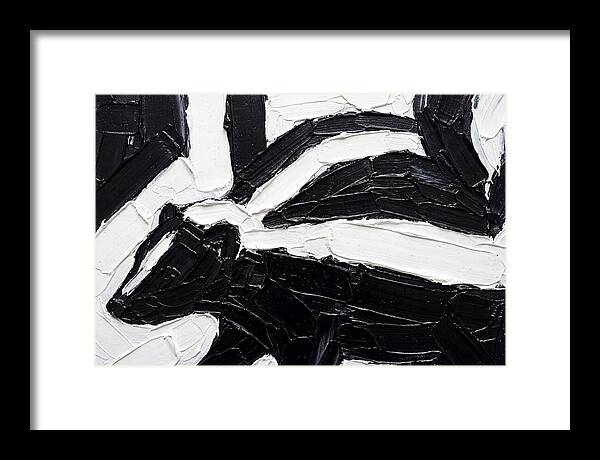 Skunk In Palette Knife Style