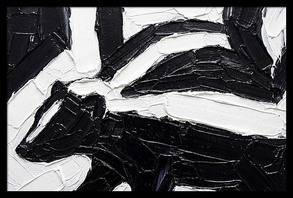 Skunk In Palette Knife Style