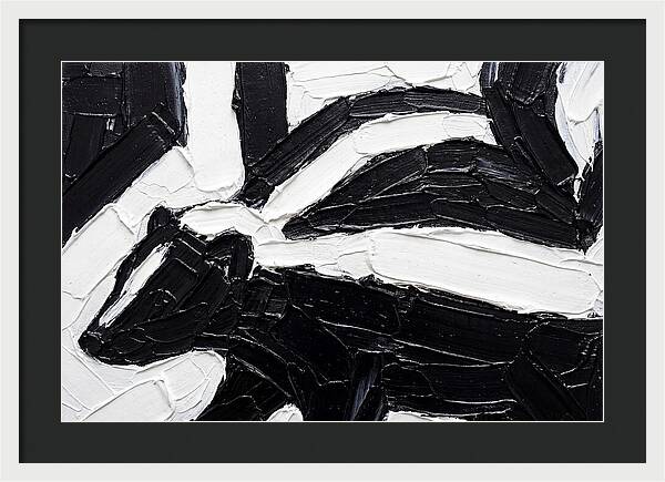Skunk In Palette Knife Style