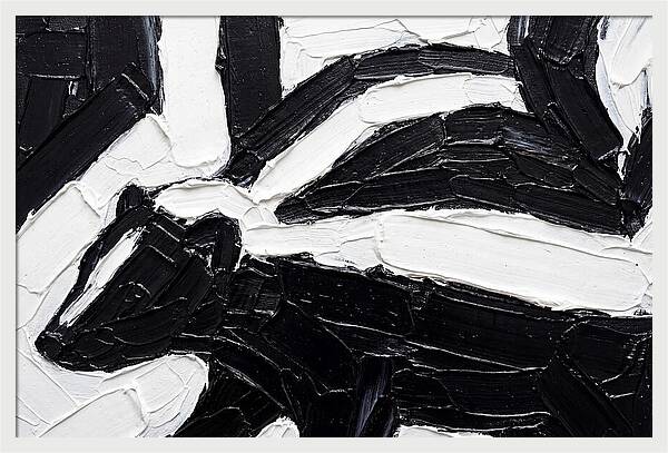 Skunk In Palette Knife Style