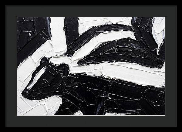 Skunk In Palette Knife Style