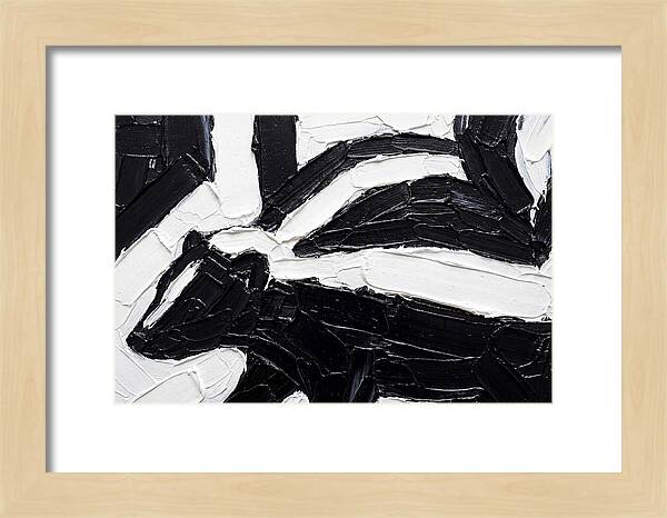 Skunk In Palette Knife Style