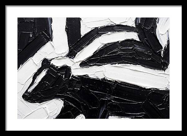 Skunk In Palette Knife Style