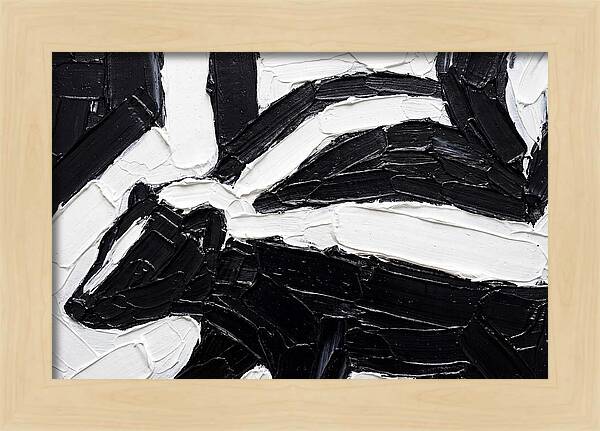 Skunk In Palette Knife Style