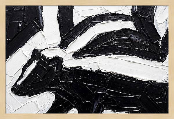 Skunk In Palette Knife Style