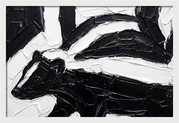 Skunk In Palette Knife Style
